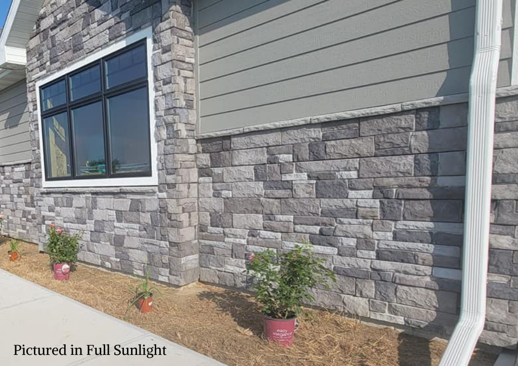 House exterior wall using the ADORN® Shadowledge Series